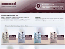 Tablet Screenshot of anamed-gele.com
